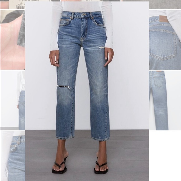 NWT Hugh Waisted Mum Jeans Zara - Picture 10 of 13